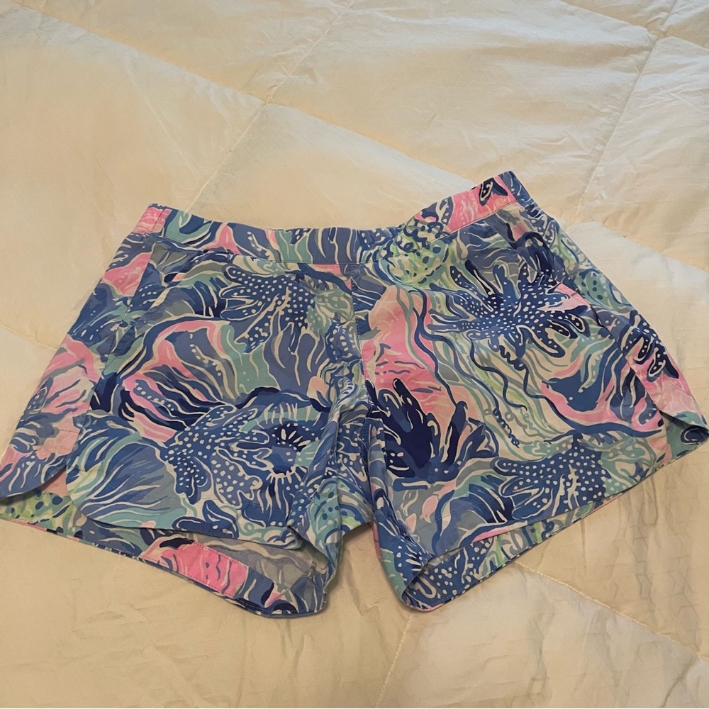 Lilly Pulitzer Matching Cap/Shorts- Sz S/Cooler-Tote Combo - Picture 3 of 5